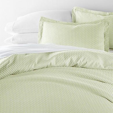 Home Collection Premium Ultra Puffed Chevron Duvet Cover Set