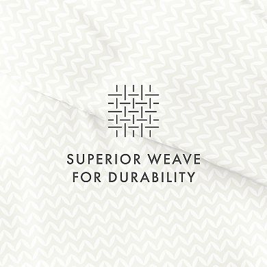 Home Collection Premium Ultra Puffed Chevron Duvet Cover Set