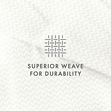 Home Collection Premium Ultra Puffed Chevron Duvet Cover Set