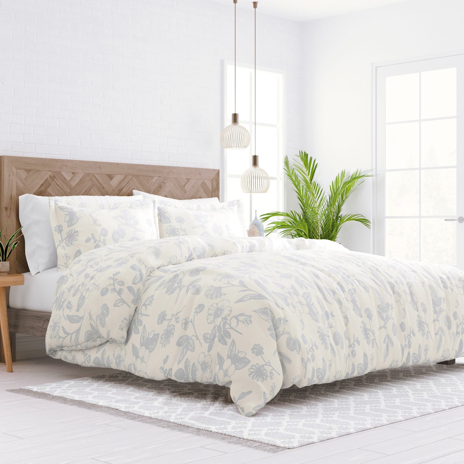 Image for Home Collection Premium Ultra Soft Garden Pattern Duvet Cover Set at Kohl's.