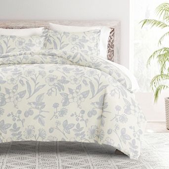 Home Collection Premium Ultra Soft Garden Pattern Duvet Cover Set