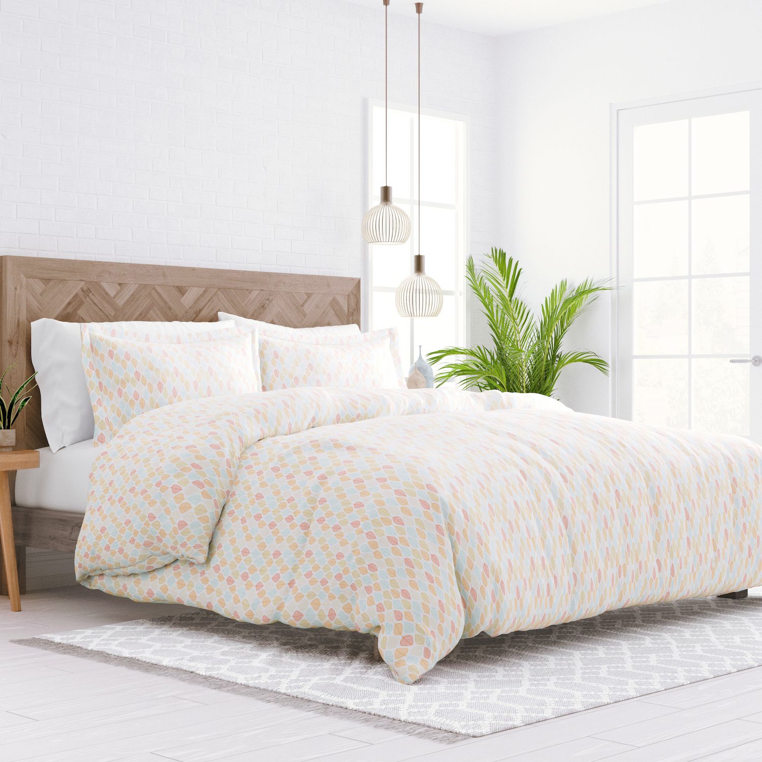 Image for Home Collection Premium Ultra Soft Fall Foliage Pattern Duvet Cover Set at Kohl's.