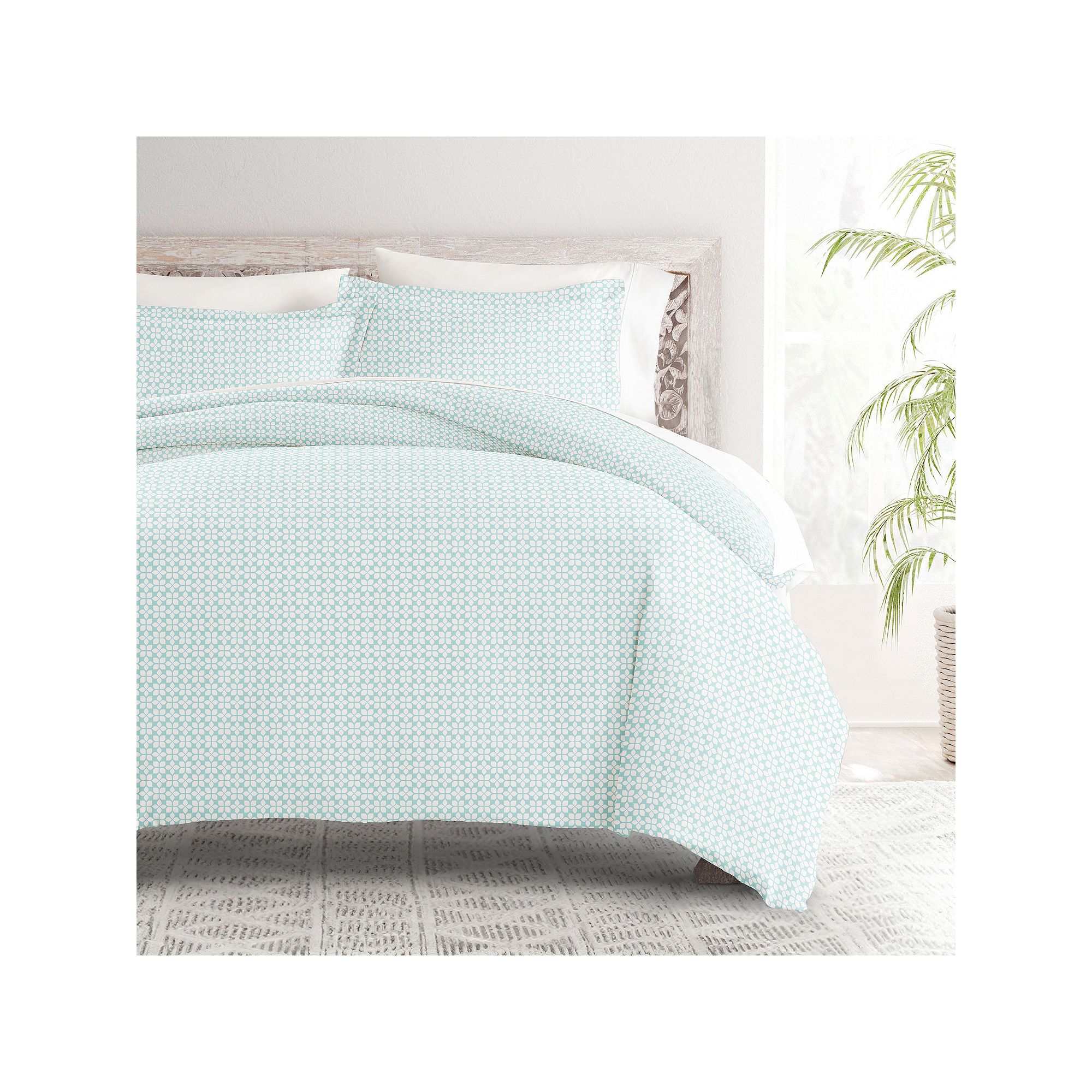 Home Collection Premium Ultra Soft Starlight Pattern Duvet Cover Set, Blue