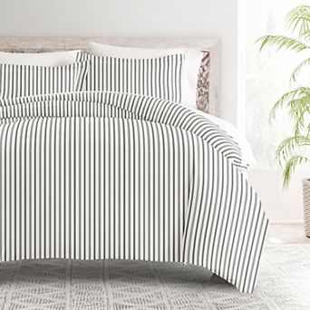 Home Collection Premium Ultra Soft Vertical Dreams Pattern Duvet Cover Set