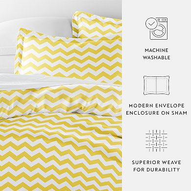 Home Collection Premium Ultra Chevron Duvet Cover Set