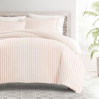 Home Collection Premium Ultra Soft Puffed Rugged Stripes Duvet Cover Set