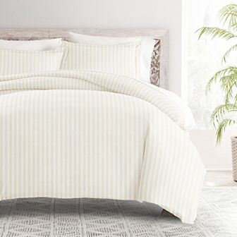 Home Collection Premium Ultra Soft Puffed Rugged Stripes Duvet Cover Set