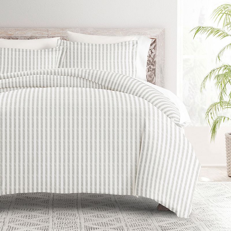 Tranquil Sleep Patterned Duvet Cover Set by The Home Collection, King/Cal King Bedding