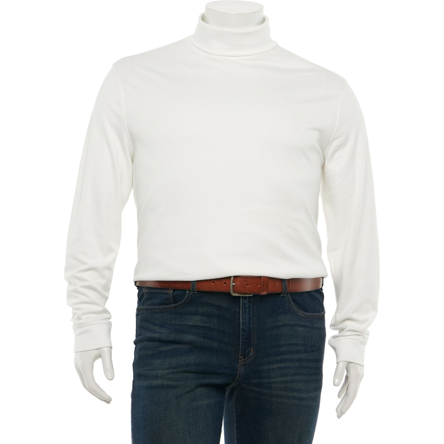 mock neck top mens