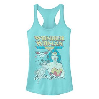 Juniors' DC Comics Wonder Woman Vintage Graphic Tank Top