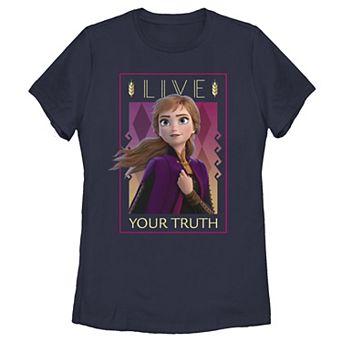 Disney's Frozen 2 Juniors' Anna Live Your Truth Tee