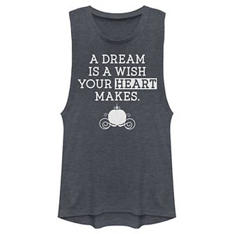 Disney's Cinderella Juniors' Dream Carriage Muscle Tank Top
