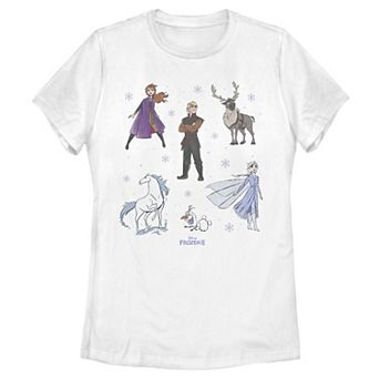Disney's Frozen 2 Character Graphic Juniors' Tee