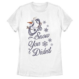 Disney's Frozen 2 Olaf Juniors' "Oh Snow You Didn't" Tee