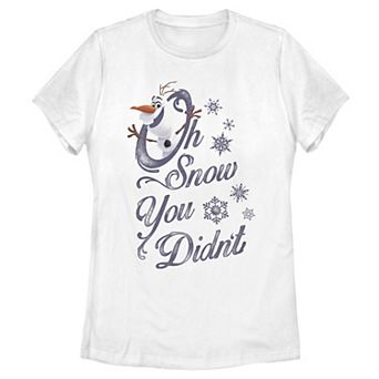 Disney's Frozen 2 Olaf Juniors' "Oh Snow You Didn't" Tee