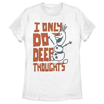 Disney's Frozen 2 Olaf Deep Thoughts Juniors' Tee