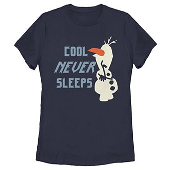 Disney's Frozen 2 Olaf Never Sleeps Juniors' Tee