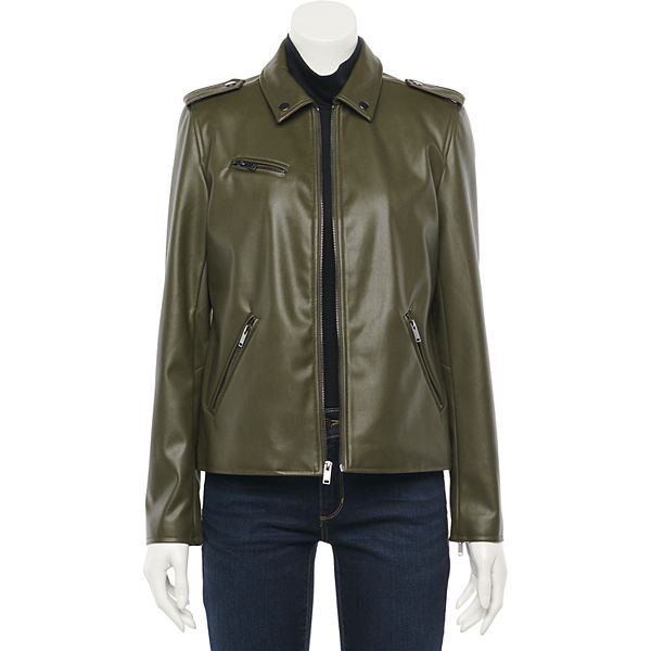 Kohls apt 9 2024 faux leather jacket