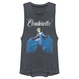 Disney's Cinderella Juniors' Vintage Muscle Graphic Tank Top