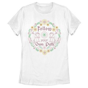Disney's Pocahontas Meeko Follow Your Own Path Cross Stitch Juniors' Tee