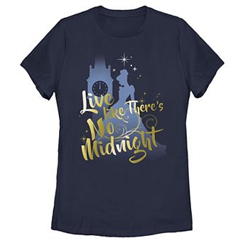 Disney's Cinderella Juniors' "Live Like There's No Midnight" Graphic Tee