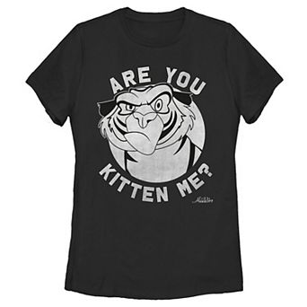 Disney's Aladdin Rajah Are You Kitten Me Juniors' Tee