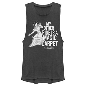 Juniors' Disney Aladdin My Other Ride Magic Carpet Muscle Tank Top