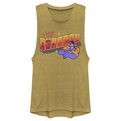 Womens Licensed Character Scoopneck Graphic Aladdin Tops, Clothing