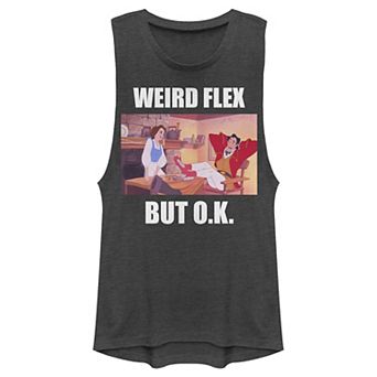 Disney's Gaston Juniors' "Weird Flex" Muscle Graphic Tank Top