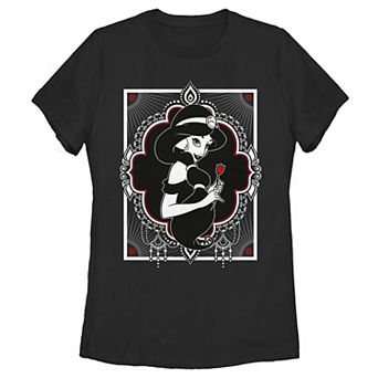 Disney's Aladdin Jasmine Ornate Frame Rose Juniors' Tee