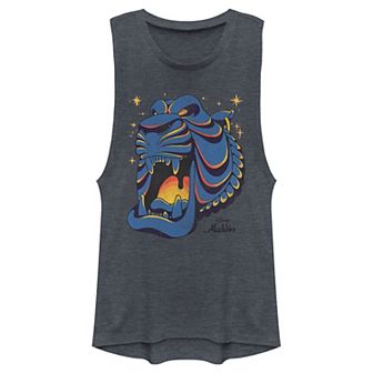 Juniors' Disney's Aladdin Cave Of Wonders Agrabah Lion Mouth Entrance Muscle Tank Top