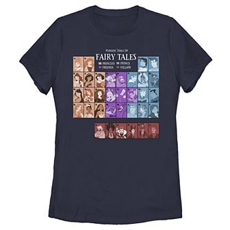 Disney Princesses Juniors' Periodic Table Tee