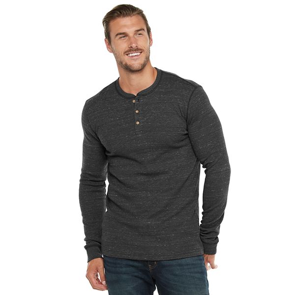 Big & Tall Sonoma Goods For Life® Slim-Fit Thermal Henley