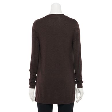 Women's Apt. 9® Essential Ribbed Cardigan