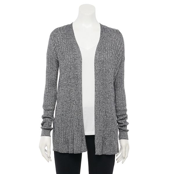 Women's Apt. 9® Essential Ribbed Cardigan