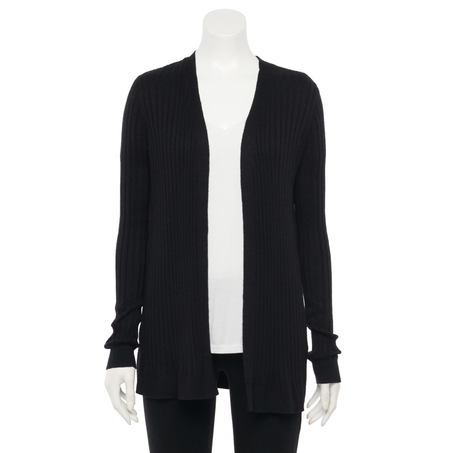 apt 9 black cardigan