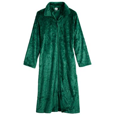 Women's Croft & Barrow® Plush Zip Robe