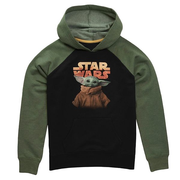 Boys 8 20 Star Wars The Mandalorian The Child aka Baby Yoda Graphic Fleece Hoodie