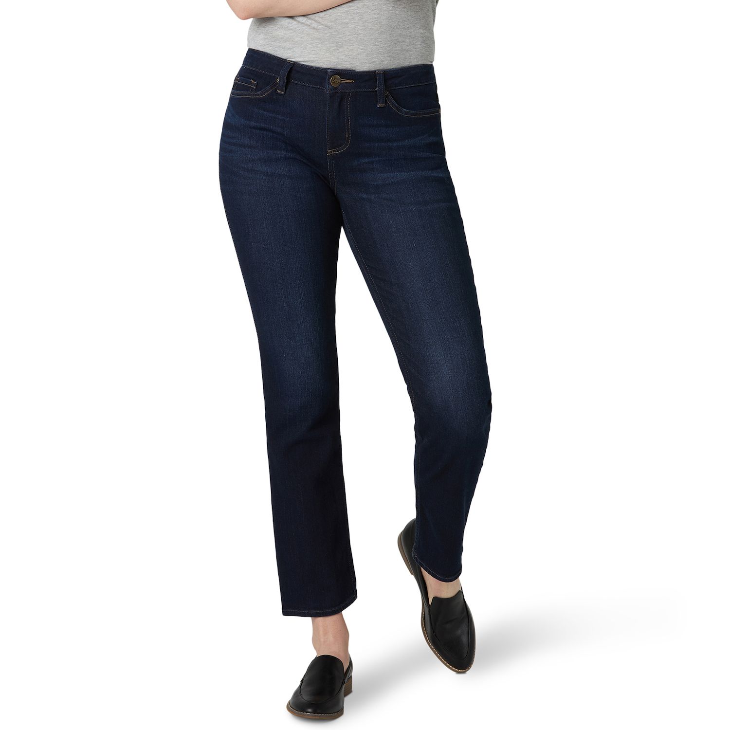 kohls lee pull on jeans