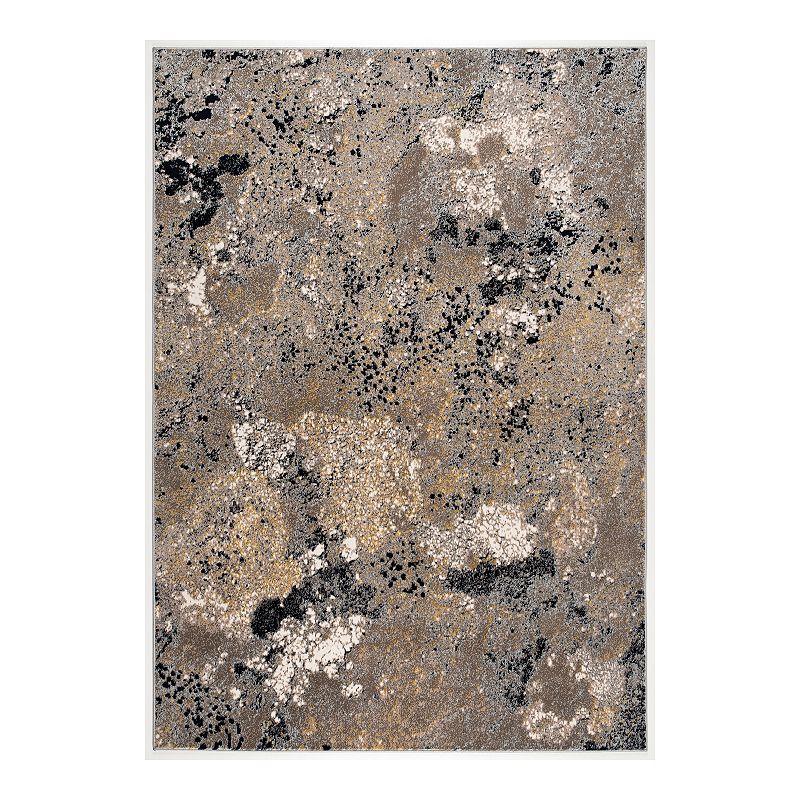 Art Carpet Nubucca Abstract Rug, Blue, 8X10 Ft