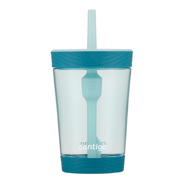 Contigo Kids Straw Tumbler, Nautical with 3C School of Fish, 14 Ounce