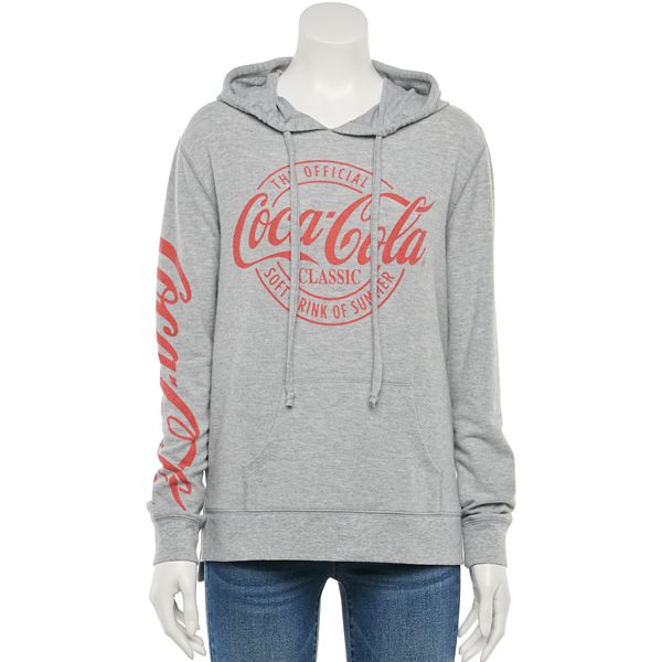 Juniors' Coca-Cola Classic Hacci High-Low Tunic Hoodie