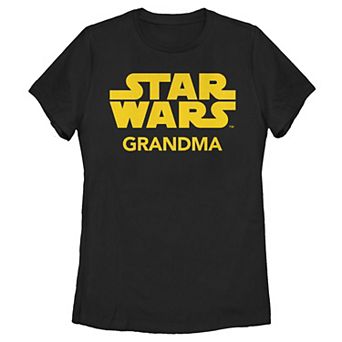 Star Wars Grandma Classic Title Logo Tee