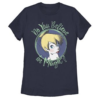 Disney's Peter Pan Tinkerbell "Do You Believe In Magic?" Juniors' Tee