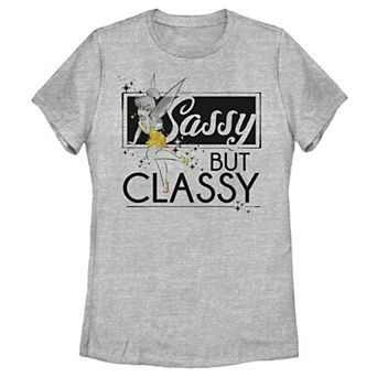 Disney's Peter Pan Tinkerbell Sassy But Classy Juniors' Tee