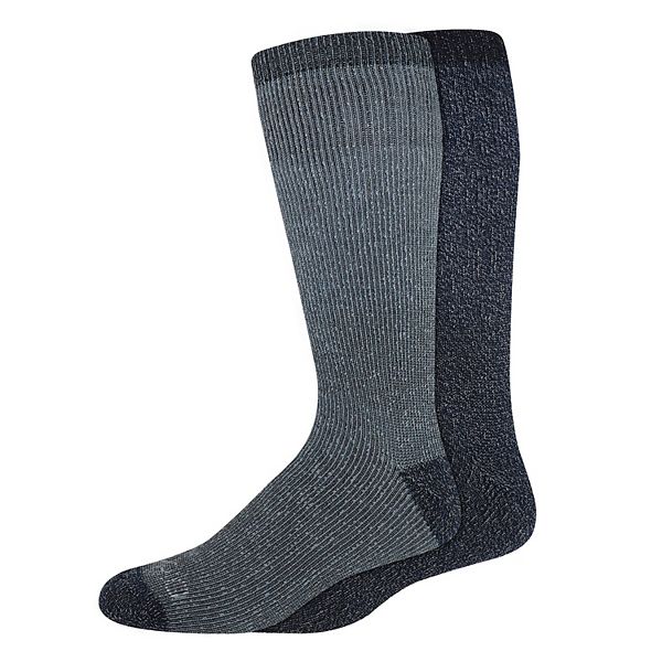 Men's Dickies 2pack Heavyweight CharcoalFiber Thermal Crew Socks