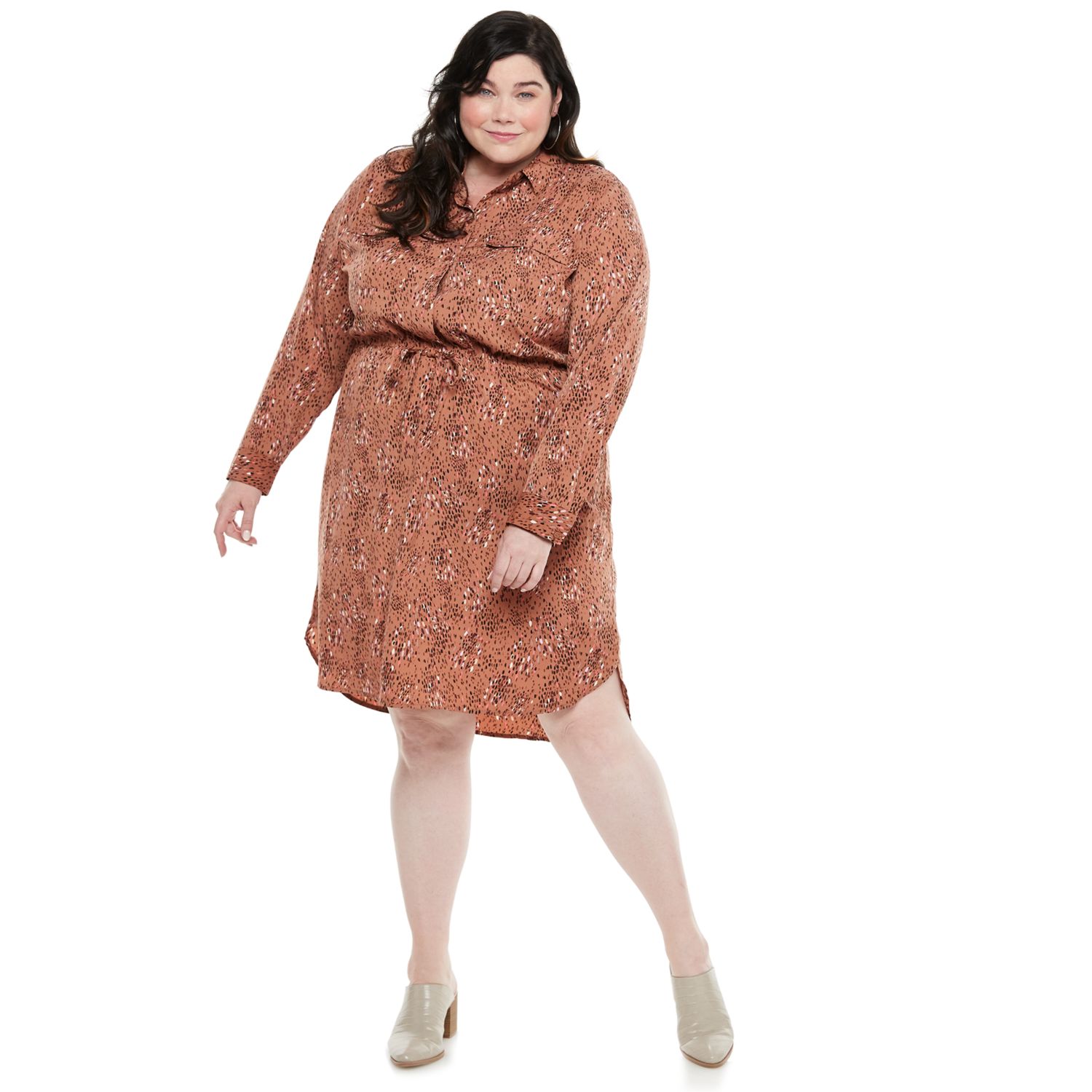 plus size utility dress