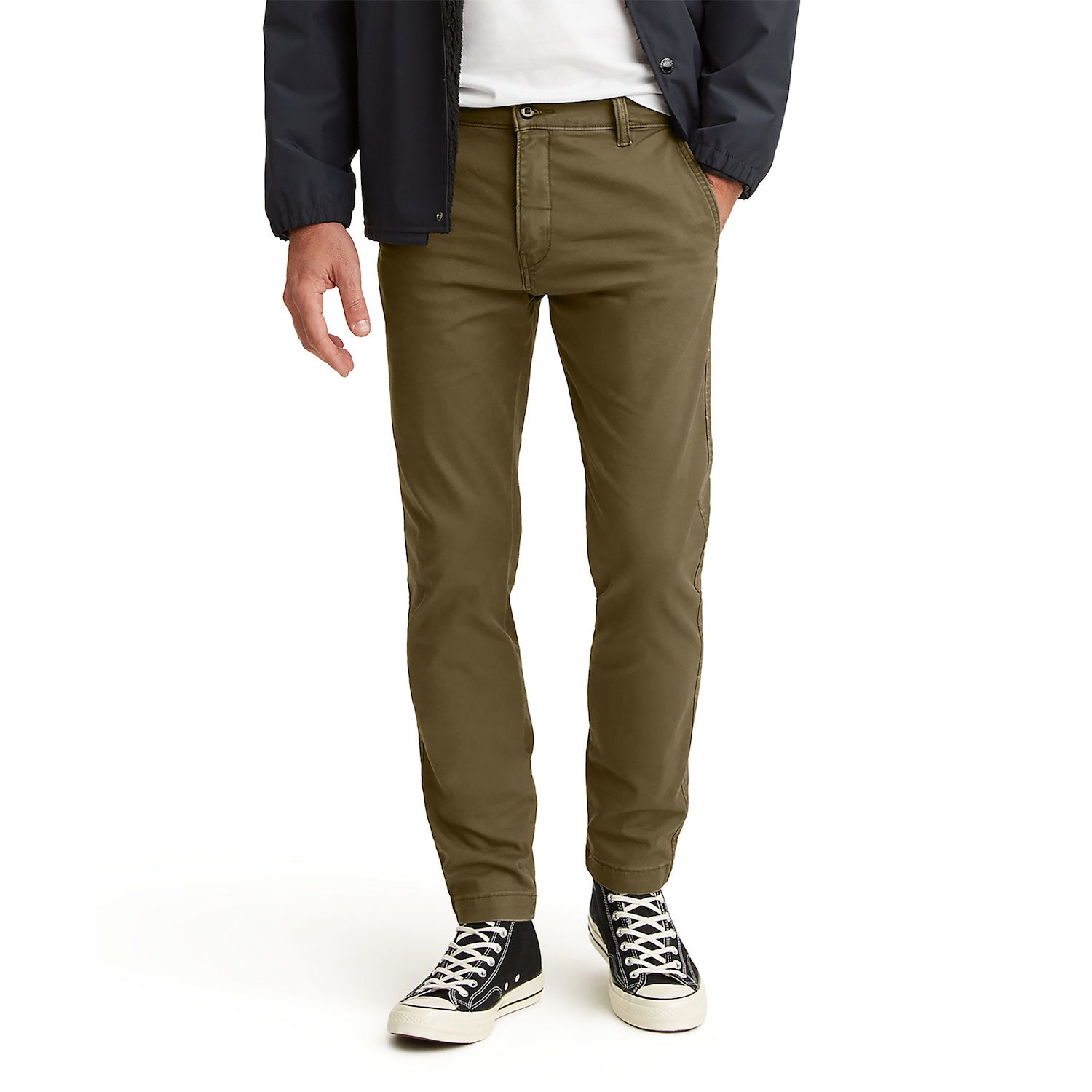 mens tapered chino pants
