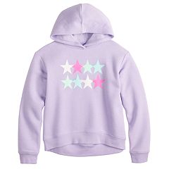 Girls Purple Hoodies Sweatshirts Kids Tops Tees Tops Clothing Kohl S - buy roblox black adidas hoodie up to 72 off free shipping