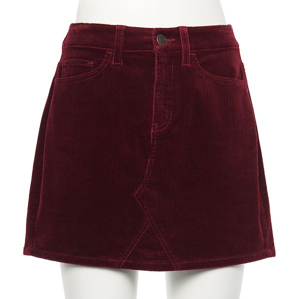 Juniors' SO® Corduroy Skirt